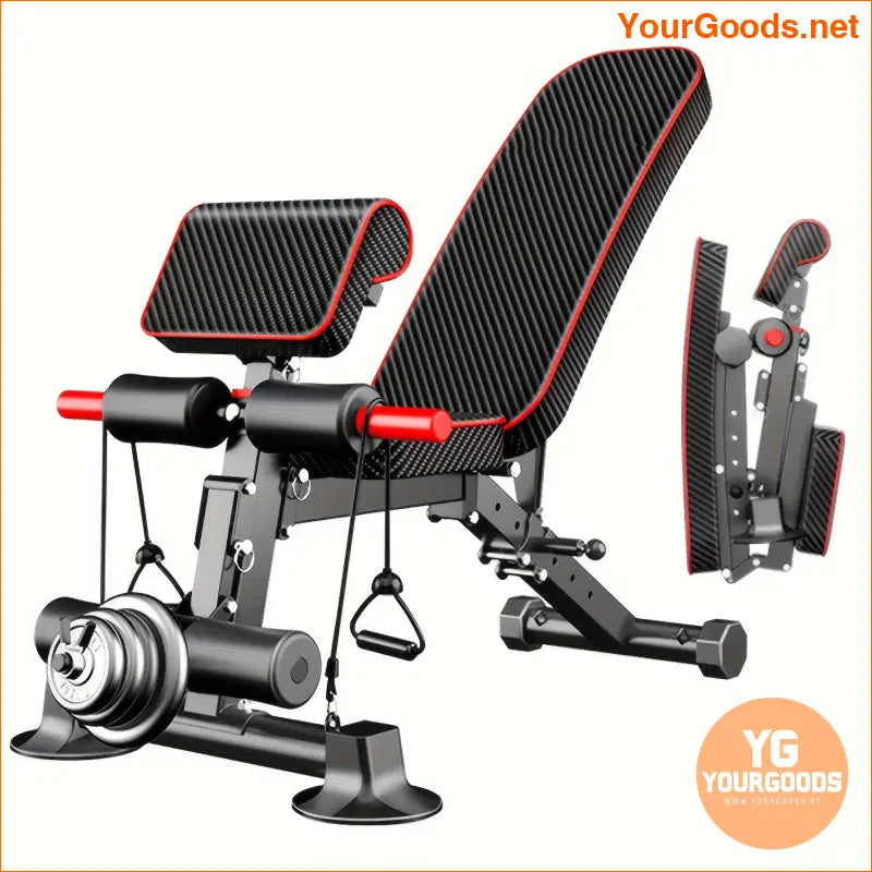 Adjustable Foldable Weight Bench for FullBody Workouts - YourGoods Online Shop