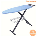 Adjustable Height Ironing Board with Geometric Cover - YourGoods Online Shop