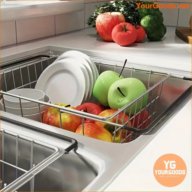 Adjustable Retractable Stainless Steel Sink Drain Basket - YourGoods Online Shop