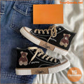 Adorable Bear HighTop Canvas Shoes Comfortable Durable Stylish - YourGoods Online Shop