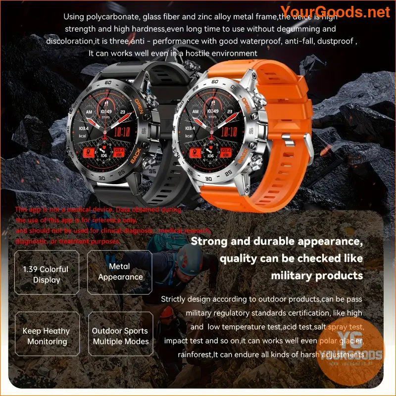 Advanced Mens Smart Watch with Call Fitness Tracker - YourGoods Online Shop