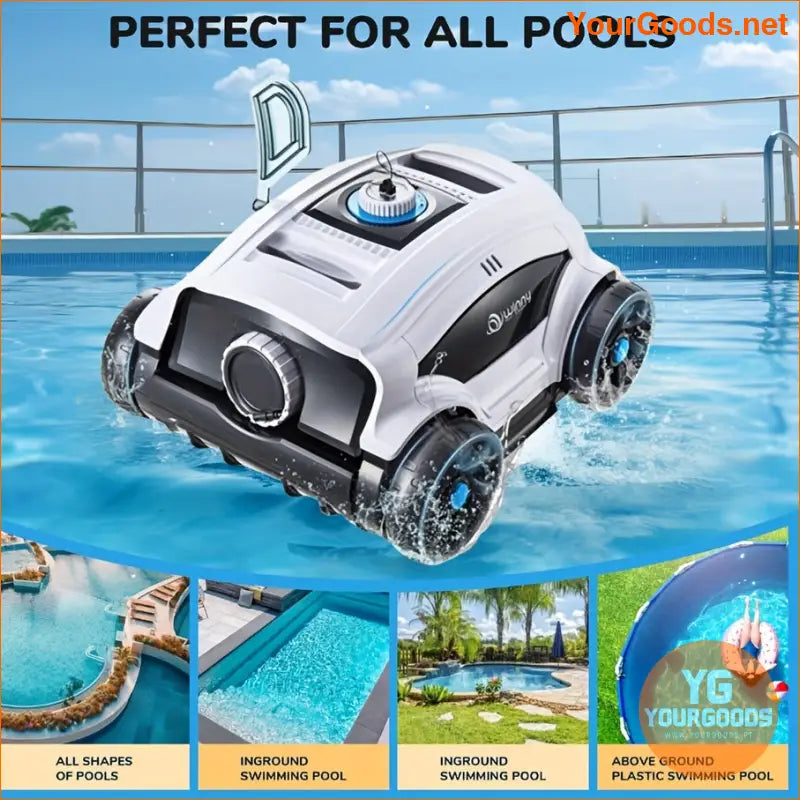 Advanced Robot Pool Vacuum Effortless 130Minute Cleaning Power - YourGoods Online Shop