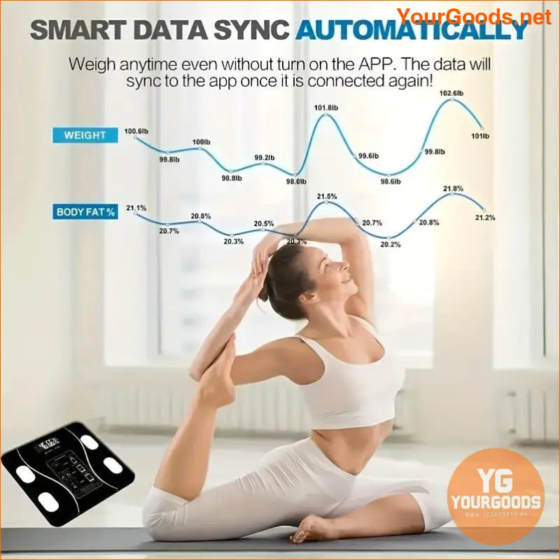 Advanced Smart Body Fat Scale Wireless Health Tracker - YourGoods Online Shop