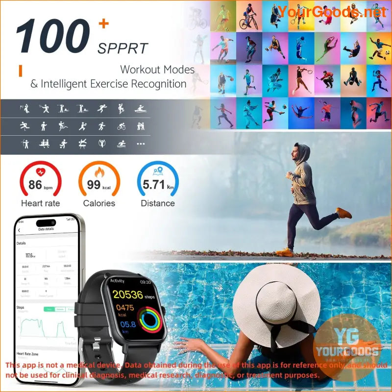 Advanced Touchscreen Smartwatch Text Call Fitness Tracker - YourGoods Online Shop