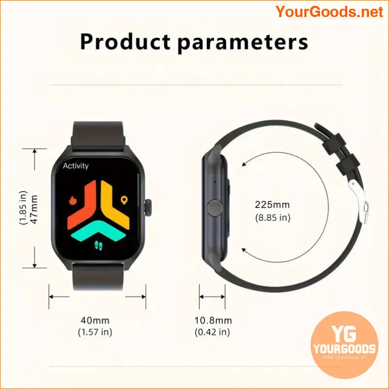 Advanced Touchscreen Smartwatch Text Call Fitness Tracker - YourGoods Online Shop