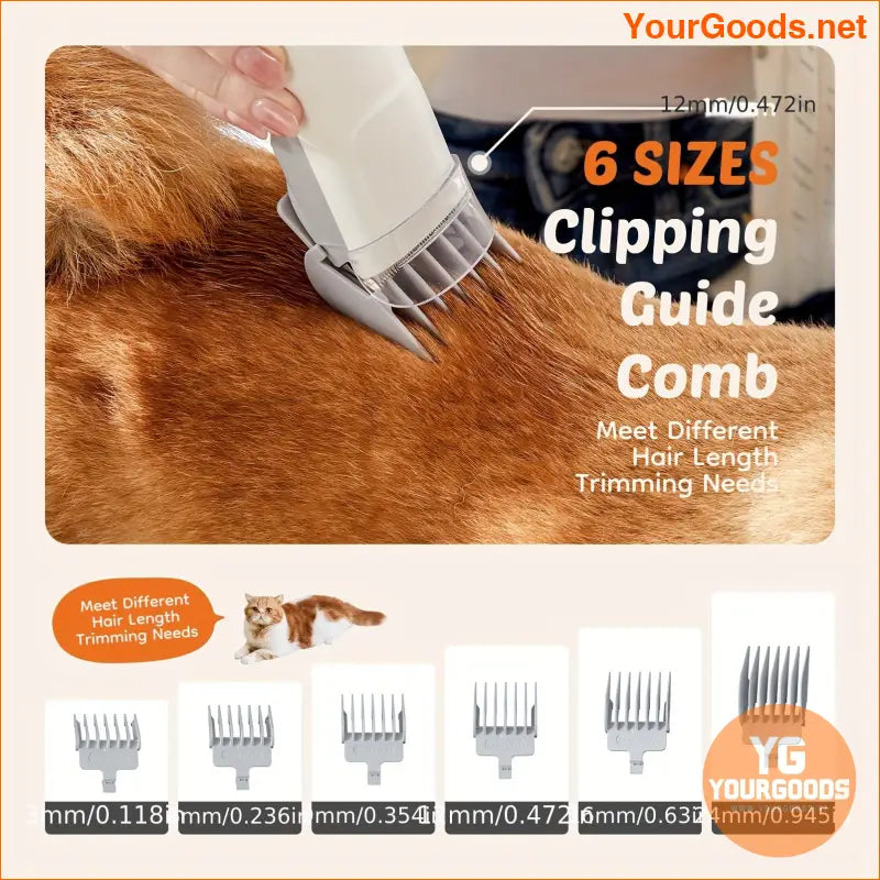 All in One Pet Grooming Kit Hair Vacuum - YourGoods Online Shop