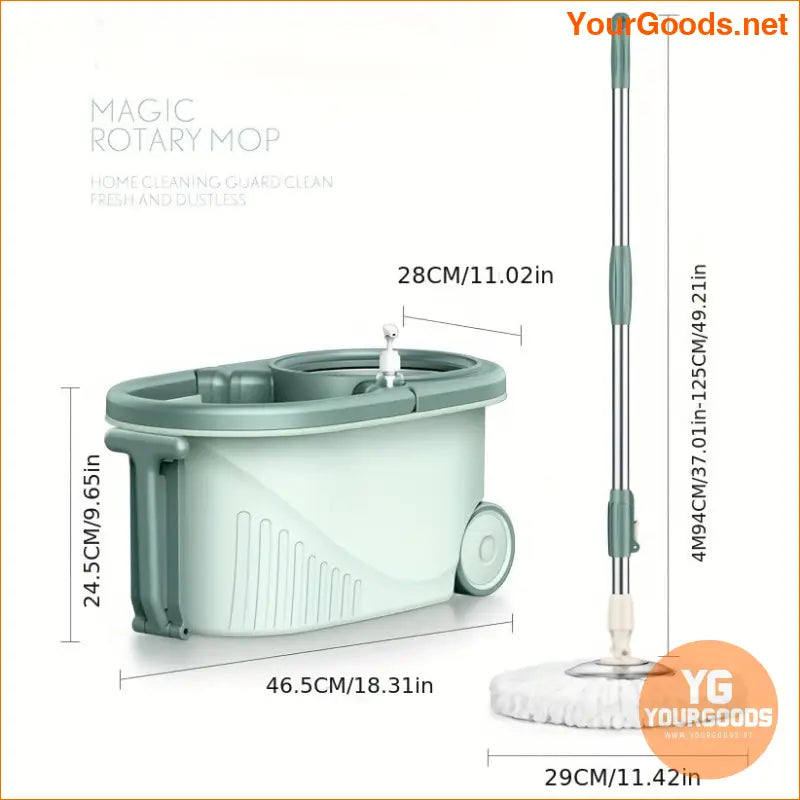 All-in-One Spin Mop & Bucket Set for Easy Cleaning - YourGoods Online Shop