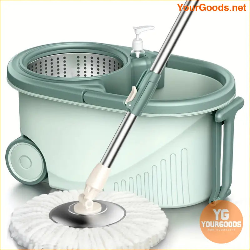 All-in-One Spin Mop & Bucket Set for Easy Cleaning - YourGoods Online Shop