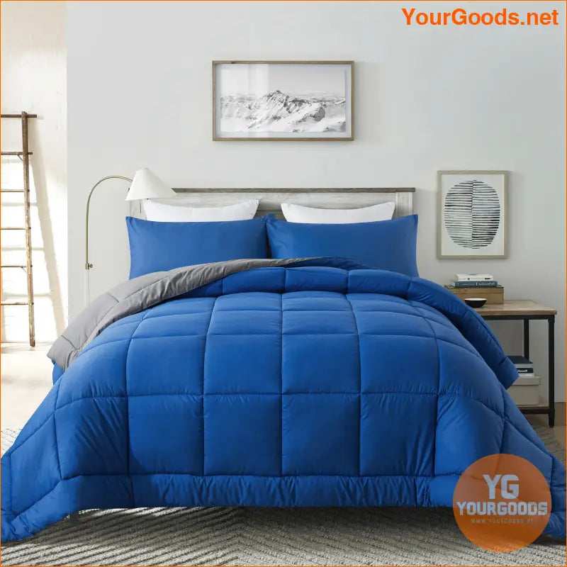 AllSeason Hypoallergenic Down Alternative Comforter Set 3 Pieces - YourGoods Online Shop