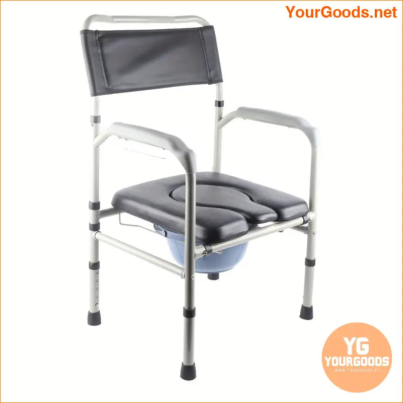 Aluminum Alloy Adult Bedside Commode Toilet Chair - YourGoods Online Shop