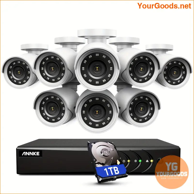 ANNKE 8 Channel 3K Lite AI Security Camera System - YourGoods Online Shop