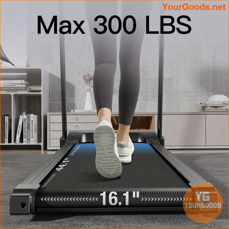 Auto Folding 30 HP Quiet Treadmill with Heart Rate Monitor - YourGoods Online Shop