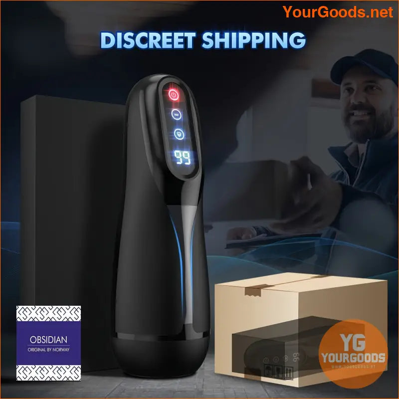 Automatic 3D Textured Suction Vibration Male Stroker - YourGoods Online Shop