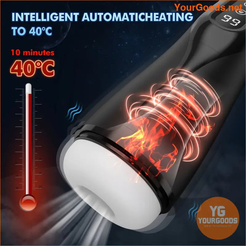 Automatic 3D Textured Suction Vibration Male Stroker - YourGoods Online Shop