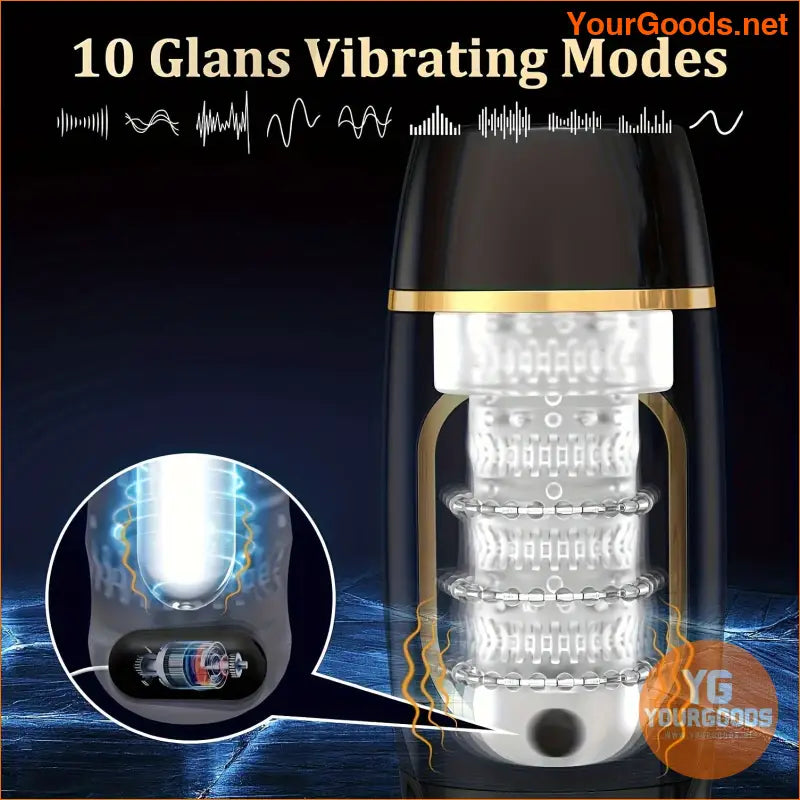 Automatic Male Masturbator with 10 Vibrating Modes - YourGoods Online Shop