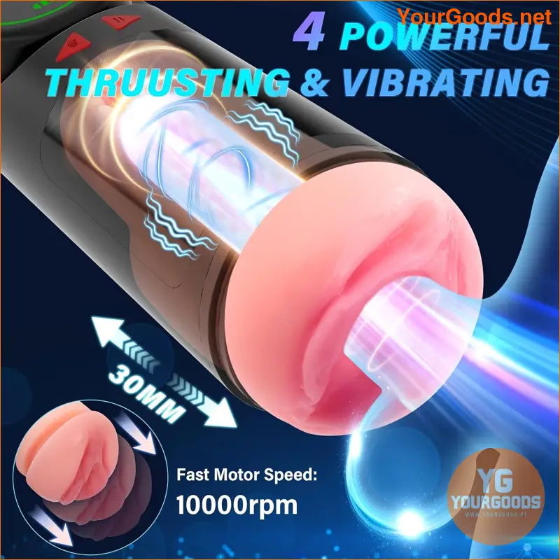 Automatic Male Masturbator with 4 Modes LED Display - YourGoods Online Shop