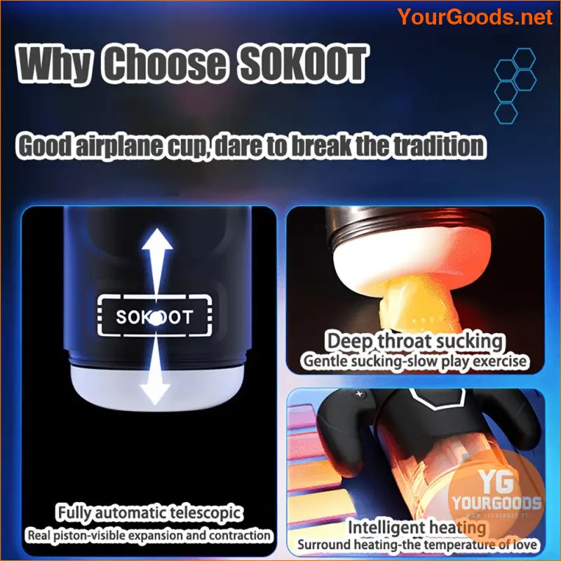 Automatic Male Masturbator with Vibration Heating - YourGoods Online Shop