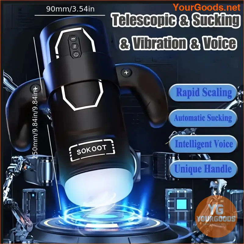 Automatic Male Masturbator with Vibration Heating - YourGoods Online Shop