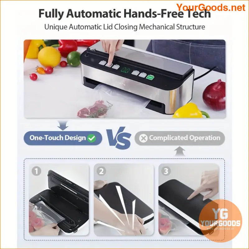 Beelicious 85KPA Smart Vacuum Sealer 8in1 Food Saver - YourGoods Online Shop