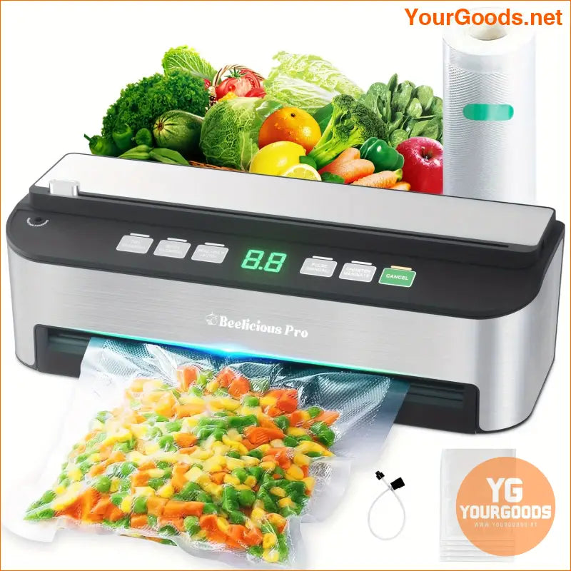 Beelicious 85KPA Smart Vacuum Sealer 8in1 Food Saver - YourGoods Online Shop