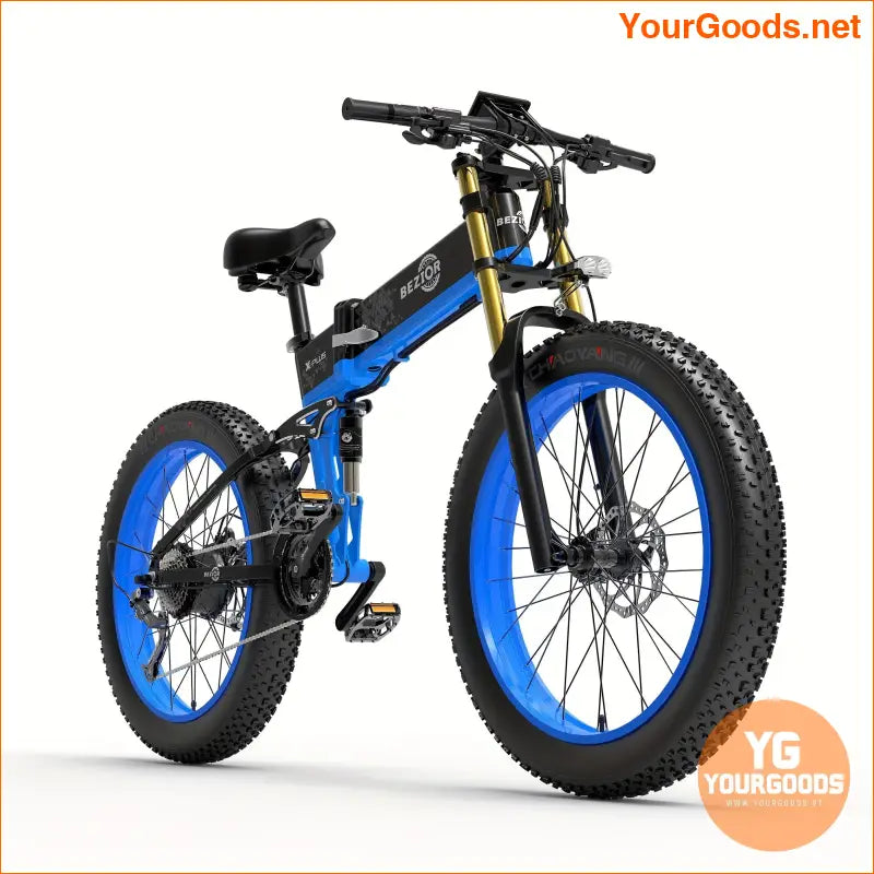 BEZIOR X PLUS Fat Tire Electric Commuter Bike 175AH Battery - YourGoods Online Shop