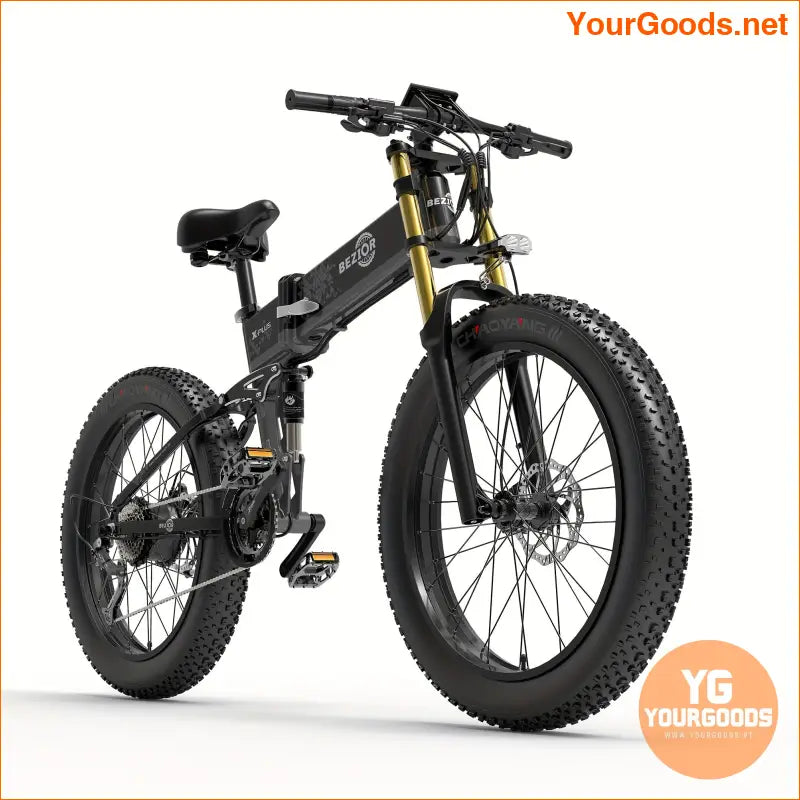 BEZIOR X PLUS Fat Tire Electric Commuter Bike 175AH Battery - YourGoods Online Shop