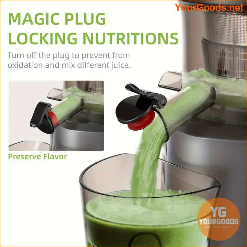 BioloMix Pro Wide Chute Slow Juicer BPAFree Easy Clean - YourGoods Online Shop