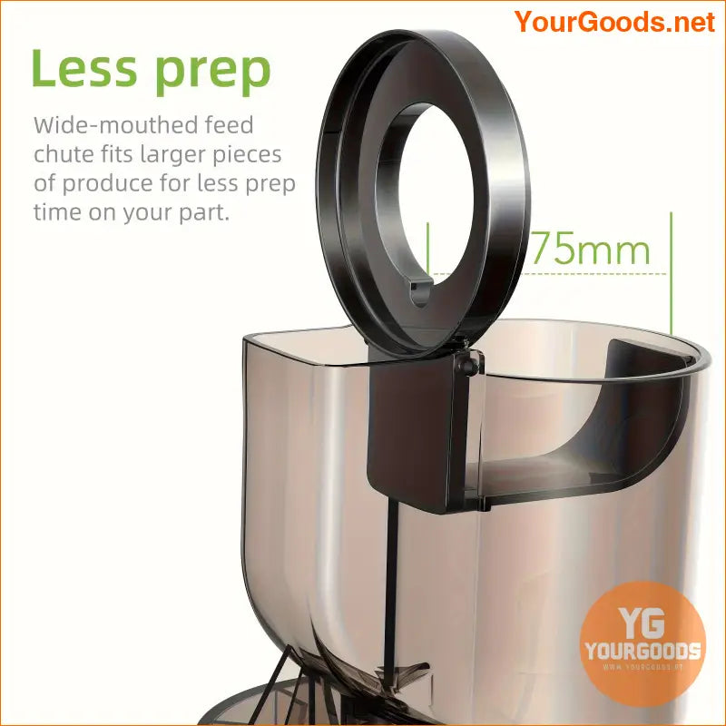 BioloMix Pro Wide Chute Slow Juicer BPAFree Easy Clean - YourGoods Online Shop