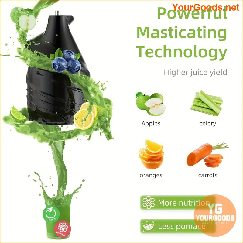 BioloMix Pro Wide Chute Slow Juicer BPAFree Easy Clean - YourGoods Online Shop