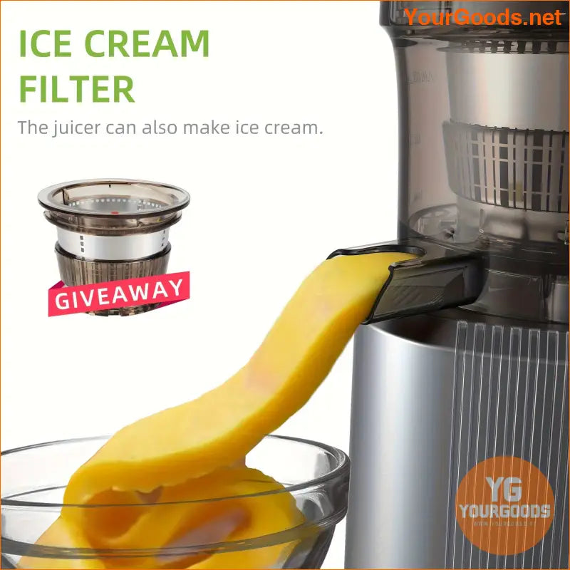 BioloMix Pro Wide Chute Slow Juicer BPAFree Easy Clean - YourGoods Online Shop