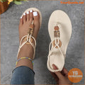 Boho Elastic Band SlipOn Womens Summer Sandals - YourGoods Online Shop