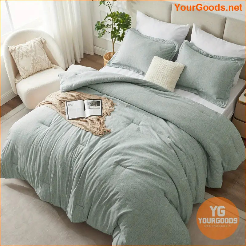 Boho Luxe 3Piece Comforter Set UltraSoft Fluffy Vibrant - YourGoods Online Shop