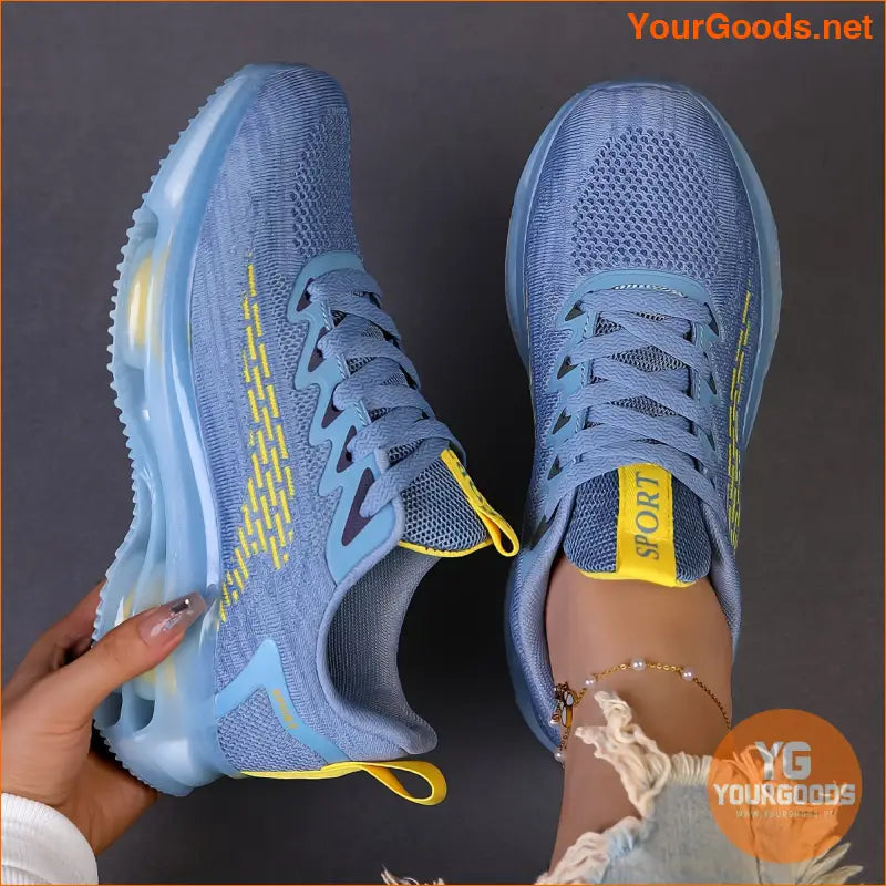 Breathable Casual Sneakers For Women, Low-Top Lace-Up Shoes With Soft Outsole, Suitable For Daily & Running Shoes - YourGoods Online Shop