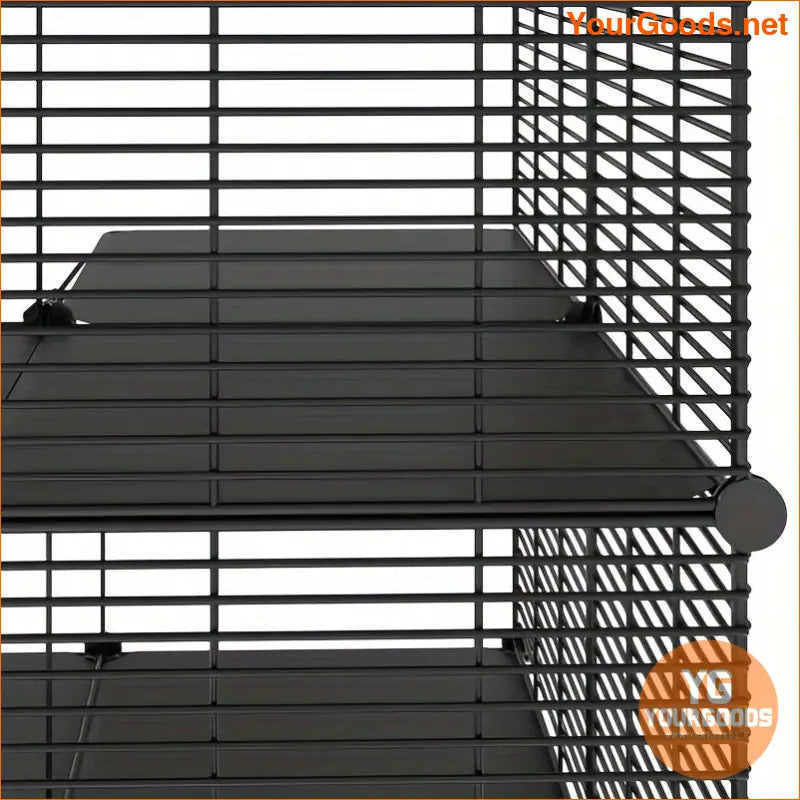 BreezeLodge 4Tier Cat Cage Outdoor Playpen with Storage - YourGoods Online Shop