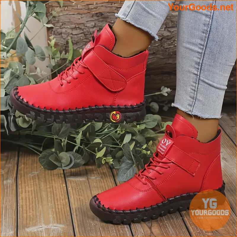 Chic Cozy Womens Thermal Embroidered Winter Boots - YourGoods Online Shop