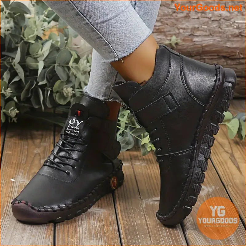 Chic Cozy Womens Thermal Embroidered Winter Boots - YourGoods Online Shop