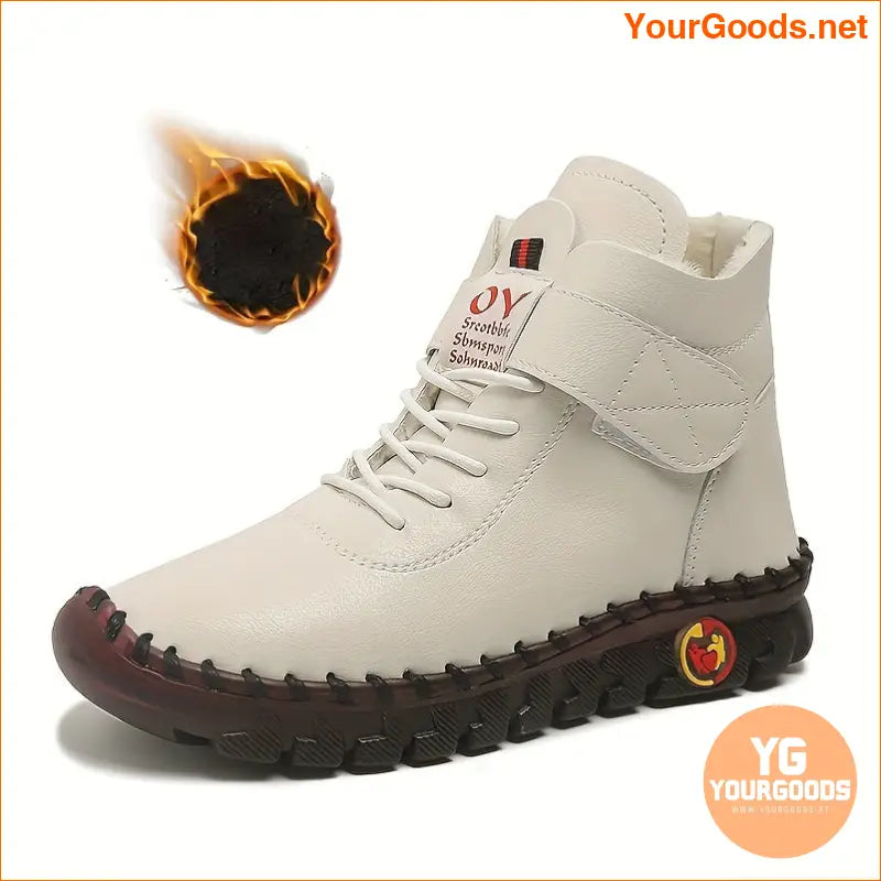 Chic Cozy Womens Thermal Embroidered Winter Boots - YourGoods Online Shop