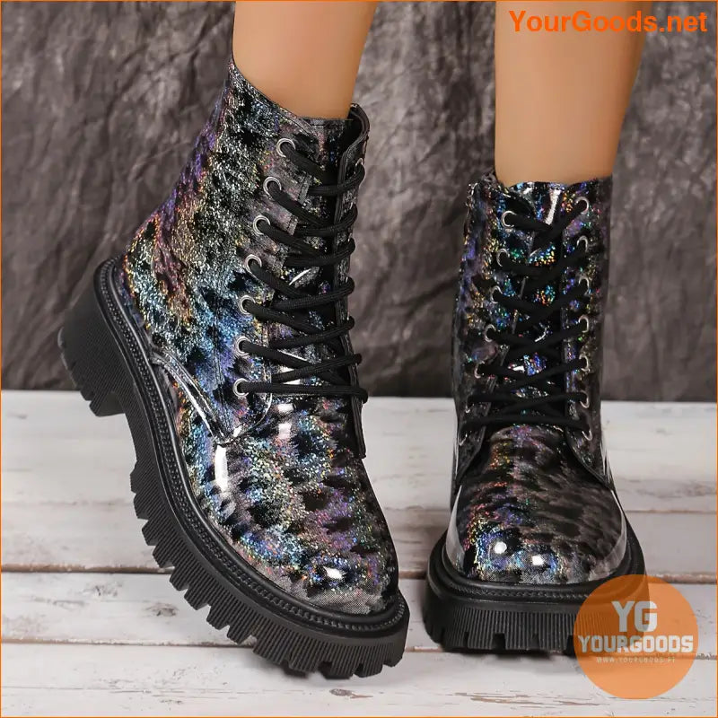 Chic Ink Style Side Zip Round Toe Boots - YourGoods Online Shop