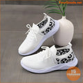 Chic Leopard Print Knit Sneakers UltraSoft Lightweight Breathable - YourGoods Online Shop