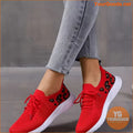 Chic Leopard Print Knit Sneakers UltraSoft Lightweight Breathable - YourGoods Online Shop