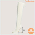 Chic OvertheKnee Stiletto Boots with Side Zipper - YourGoods Online Shop