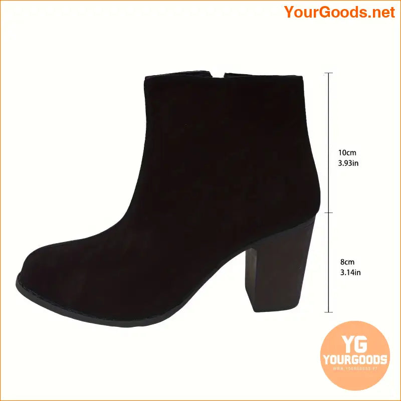 Chic Womens AllSeason MidHeel Ankle Boots - YourGoods Online Shop