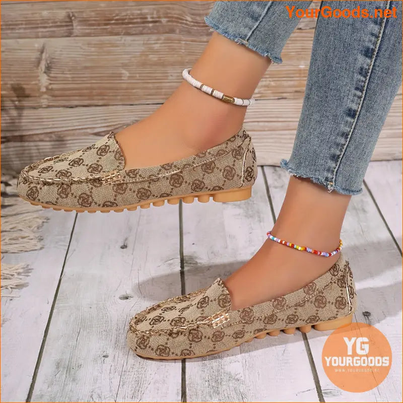 Chic Womens Flower SlipOns UltraLight AllDay Comfort - YourGoods Online Shop