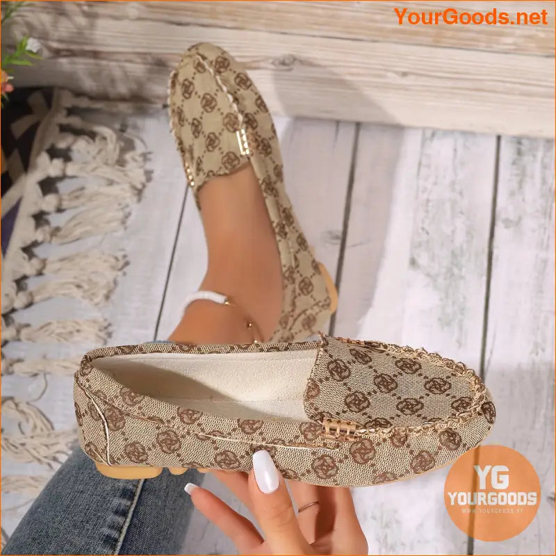 Chic Womens Flower SlipOns UltraLight AllDay Comfort - YourGoods Online Shop