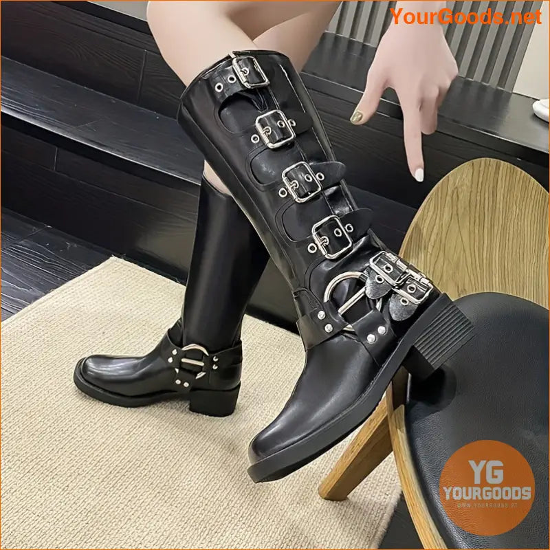 Chic Womens MidCalf Boots Stylish French Heel Easy Care - YourGoods Online Shop