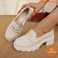 Chic Womens Platform Loafers Comfortable SlipResistant - YourGoods Online Shop