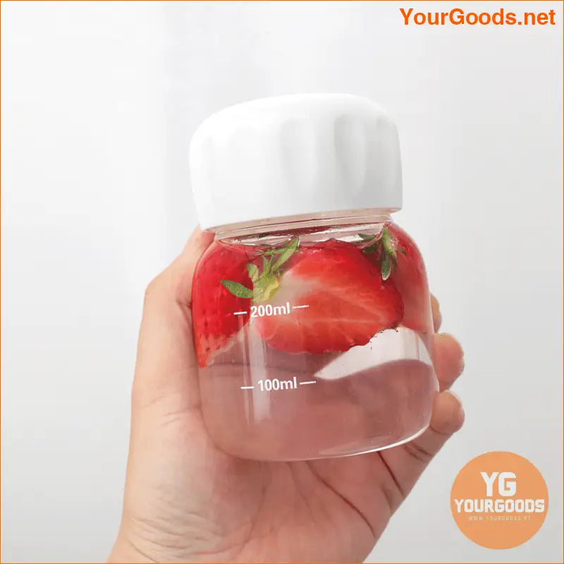 Clear Compact Portable Water Bottle 1 pc - YourGoods Online Shop