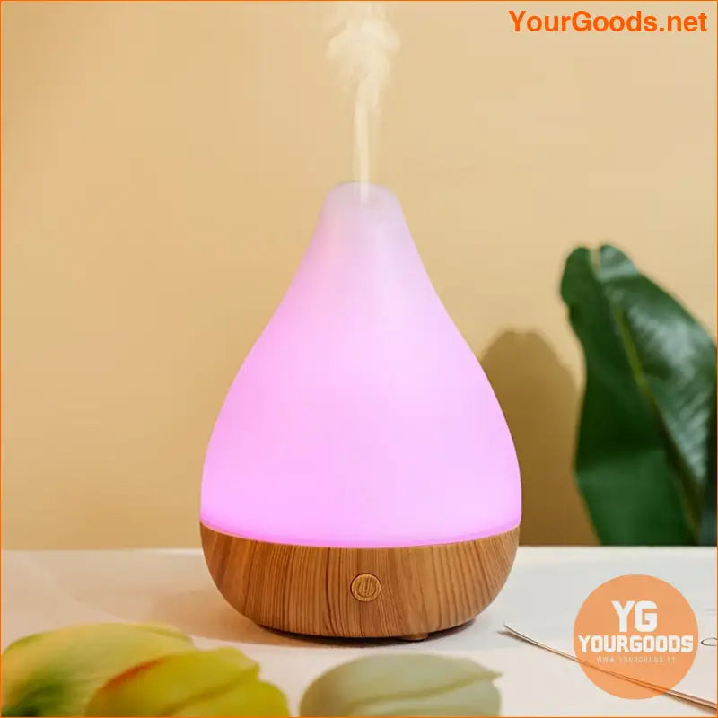 Colorful Wood Grain Aromatherapy Humidifier USB AutoOff - YourGoods Online Shop