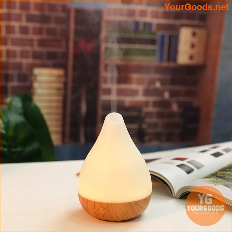 Colorful Wood Grain Aromatherapy Humidifier USB AutoOff - YourGoods Online Shop