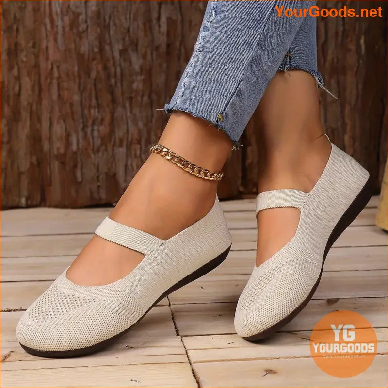 Comfortable Womens SlipOn Lightweight Mary Janes - YourGoods Online Shop